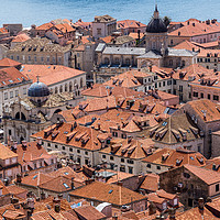 Buy canvas prints of Stunning Views of Dubrovnik's Old Town Rooftops by Jason Wells
