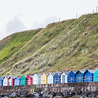 Buy canvas prints of Row of beach huts by Jason Wells