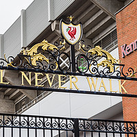 Buy canvas prints of Shankly Gates at Anfield stadium by Jason Wells