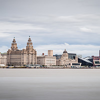 Buy canvas prints of Letterbox crop of the Liverpool skyline by Jason Wells