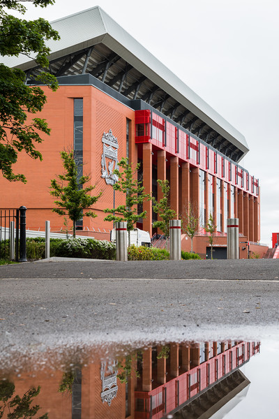 Main stand of Anfield stadium Picture Board by Jason Wells