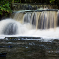 Buy canvas prints of Series of cascades on the Rivelin River by Jason Wells
