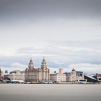 Buy canvas prints of Long exposure of the Liverpool waterfront by Jason Wells