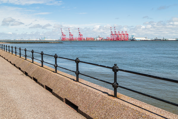 Seaforth dock from the Wirral Picture Board by Jason Wells