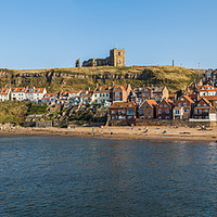 Buy canvas prints of St Marys Church perched on the East cliff of Whitb by Jason Wells