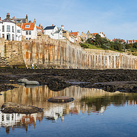 Buy canvas prints of Reflections of Robin Hoods Bay by Jason Wells