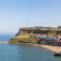 Buy canvas prints of East cliff of Whitby by Jason Wells