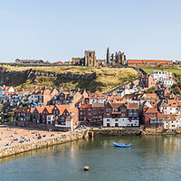 Buy canvas prints of Whitby panorama by Jason Wells