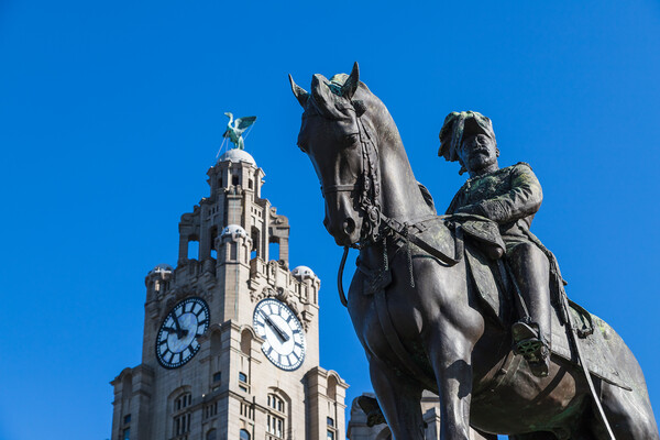Edward VII statue in Liverpool Picture Board by Jason Wells