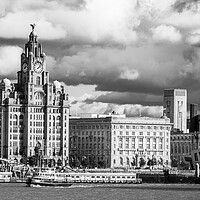 Buy canvas prints of Ferry across the Mersey by Jason Wells