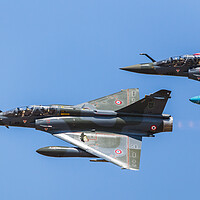 Buy canvas prints of French Mirage 2000D pair by Jason Wells