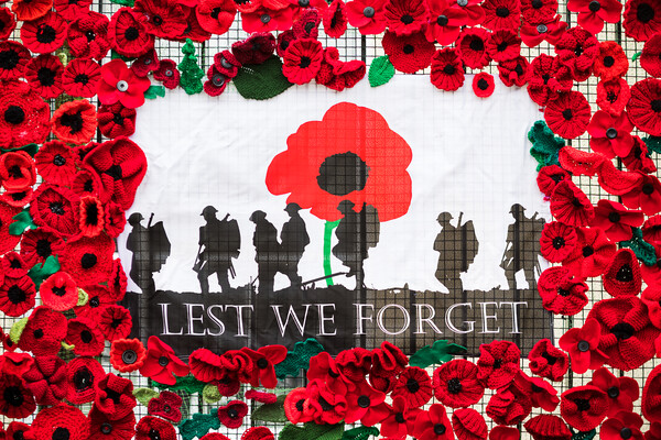 Lest we forget Picture Board by Jason Wells