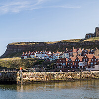 Buy canvas prints of Harbour pier at Whitby by Jason Wells