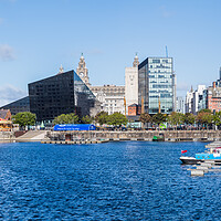 Buy canvas prints of Salthouse Dock panorama by Jason Wells