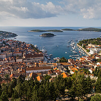 Buy canvas prints of Hvar Town panorama by Jason Wells