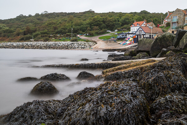 Tide coming in at Runswick Bay Picture Board by Jason Wells