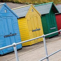 Buy canvas prints of Beach huts at Sheringham by Jason Wells