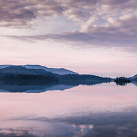 Buy canvas prints of Dusk over Derwent Water by Jason Wells
