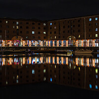 Buy canvas prints of Reflections in the Albert Dock by Jason Wells