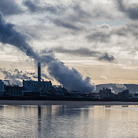 Buy canvas prints of Steam from the banks of the Manchester Ship Canal by Jason Wells