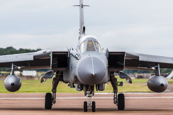 Tornado GR.4 turns off the runway Picture Board by Jason Wells