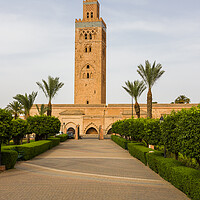 Buy canvas prints of Koutoubia mosque in Marrakesh by Jason Wells