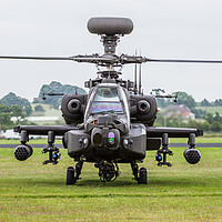 Buy canvas prints of Letterbox crop of the Apache moments before takeoff by Jason Wells