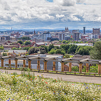 Buy canvas prints of Liverpool panorama from Everton Park by Jason Wells