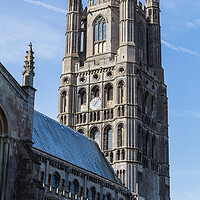 Buy canvas prints of Close up of Ely Cathedral by Jason Wells