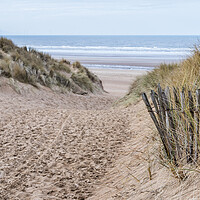 Buy canvas prints of Formby beach thoroughfare by Jason Wells