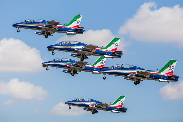 Italian Air Force Frecce Tricolori Picture Board by Jason Wells