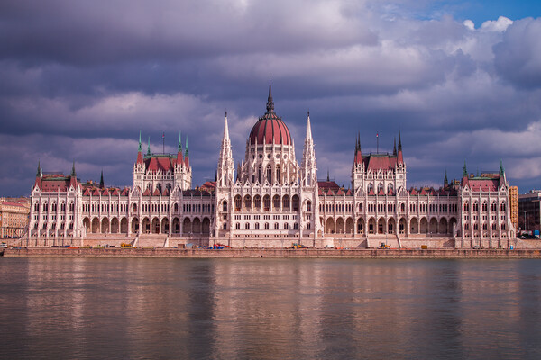 Hungarian Parliament Building Picture Board by Jason Wells