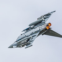 Buy canvas prints of BAE Systems Typhoon loaded up with weapons by Jason Wells