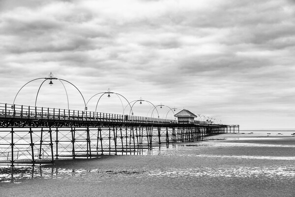 Southport Pier struts out onto the beach Picture Board by Jason Wells