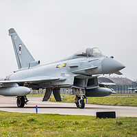 Buy canvas prints of RAF Typhoon FGR4 pair by Jason Wells
