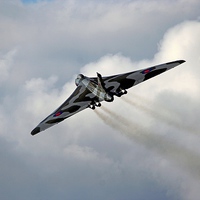 Buy canvas prints of  The Mighty Vulcan by Peter Struthers