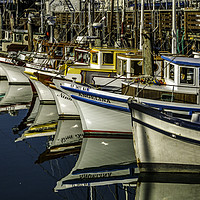 Buy canvas prints of The Crab Fleet II by Bill Gallagher
