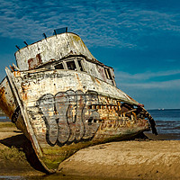 Buy canvas prints of The Pt. Reyes Shipwreck by Bill Gallagher