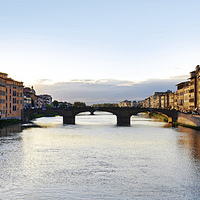 Buy canvas prints of Firenze - Italia - Ponte a Santa Trinità by Carlos Alkmin