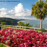 Buy canvas prints of  Babbacombe downs, Torquay by John Fowler