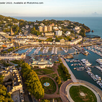 Buy canvas prints of  Torquay Harbour by John Fowler