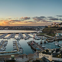 Buy canvas prints of Torquay Harbour and Marina by John Fowler