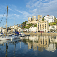 Buy canvas prints of Torquay Harbour by John Fowler
