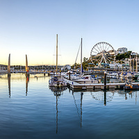 Buy canvas prints of Torquay Harbour  by John Fowler
