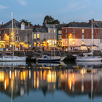 Buy canvas prints of Padstow at Dusk by John Fowler