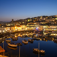Buy canvas prints of  Brixham Harbour by John Fowler