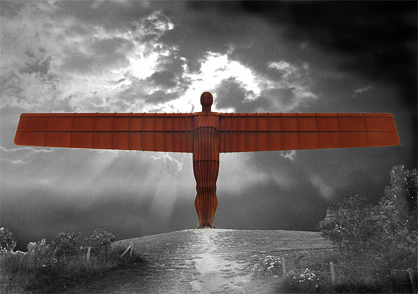 Angel of the North Framed Print by Ivan Kovacs
