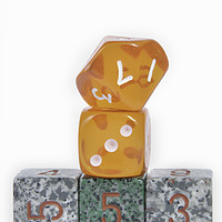 Buy canvas prints of Dice stack on white by Ivan Kovacs