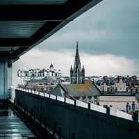 Buy canvas prints of Rooftops by Charlotte Moon