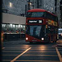 Buy canvas prints of Bus route by Charlotte Moon